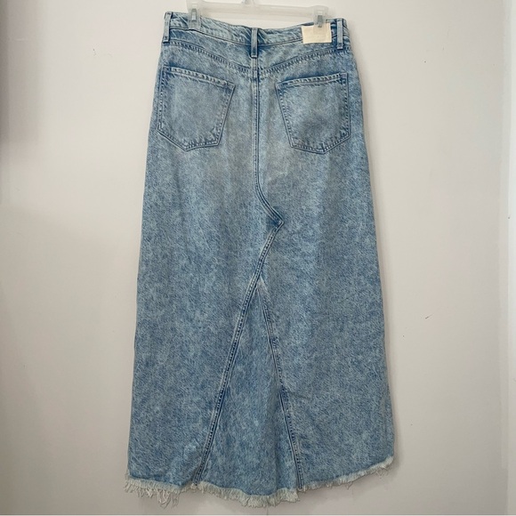 Current Elliott THE MEGAN Denim MAXI SKIRT - Picture 9 of 9